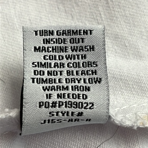 ALMOST FAMOUS White Distressed Jean Jacket, high waisted - Picture 5 of 5